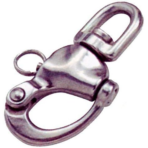 Goldenship Swivel Snap Shackle 10 Units Silber 87 mm von Goldenship