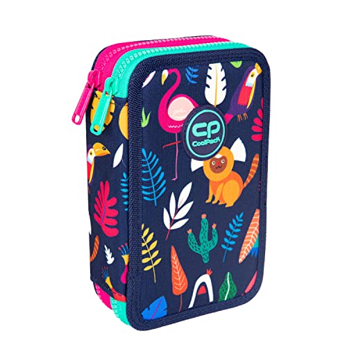 COOLPACK 2-fache Federtasche Federmappe Federmäppchen Lady Color 35-teilig gefüllte Schüleretui Stifte und Pinsel Fanartikel inkl. Aufgabenheft Federbox Etui Stiftetasche Schlamper-Etui Schul-Etui COOLPACK 2-fache Federtasche Federmappe Federmäppchen Lady Color 35-teilig gefüllte Schüleretui Stifte und Pinsel Fanartikel inkl. Aufgabenheft Federbox Etui Stiftetasche Schlamper-Etui Schul-Etui von Goldkids