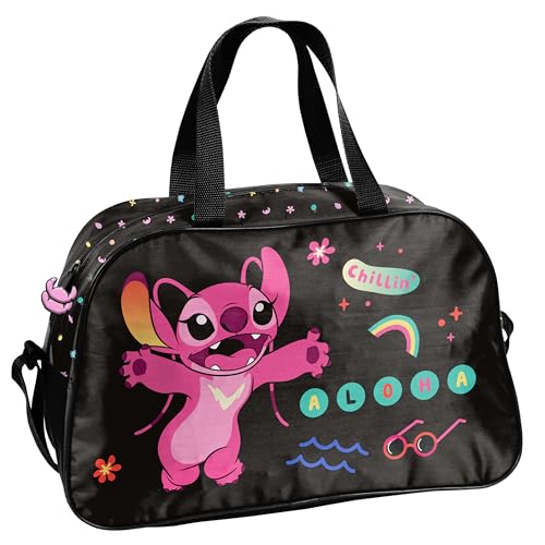 Goldkids - Sporttasche Kinder für Mädchen & Jungen - Umhängetasche mit Stitch Motiv - Schwimmtasche mit verstärktem Boden - Trainingstasche 40 cm x 25 cm x 13 cm Goldkids - Sporttasche Kinder für Mädchen & Jungen - Umhängetasche mit Stitch Motiv - Schwimmtasche mit verstärktem Boden - Trainingstasche 40 cm x 25 cm x 13 cm von Goldkids