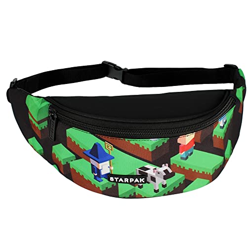 Gürteltasche Kinder Pixel Game Motiv Bauchtasche Tasche Taillentasche für Mädchen Jungen Hüfttasche mit verstellbarem Gürtel für Urlaub Schule Outdoor Party inkl. leuchtender Anhänger Gürteltasche Kinder Pixel Game Motiv Bauchtasche Tasche Taillentasche für Mädchen Jungen Hüfttasche mit verstellbarem Gürtel für Urlaub Schule Outdoor Party inkl. leuchtender Anhänger von Goldkids