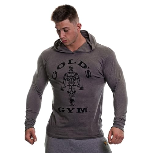 Golds Gym Herren Longsleeve, hellgrau, 39 EU von Gold's Gym