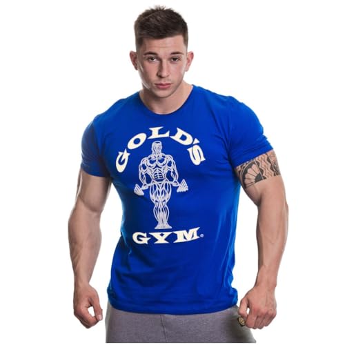 Golds Gym Herren T-shirt, royalblau, L von Gold's Gym