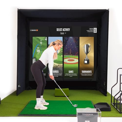 GolfBays SIMBOX Golfsimulator-Gehäuse – Premium Golf zu Hause, einfache Einrichtung, verschiedene Größen, Stoff mit robustem Rahmen und Schlagschutz GolfBays SIMBOX Golfsimulator-Gehäuse – Premium Golf zu Hause, einfache Einrichtung, verschiedene Größen, Stoff mit robustem Rahmen und Schlagschutz von Golf bays
