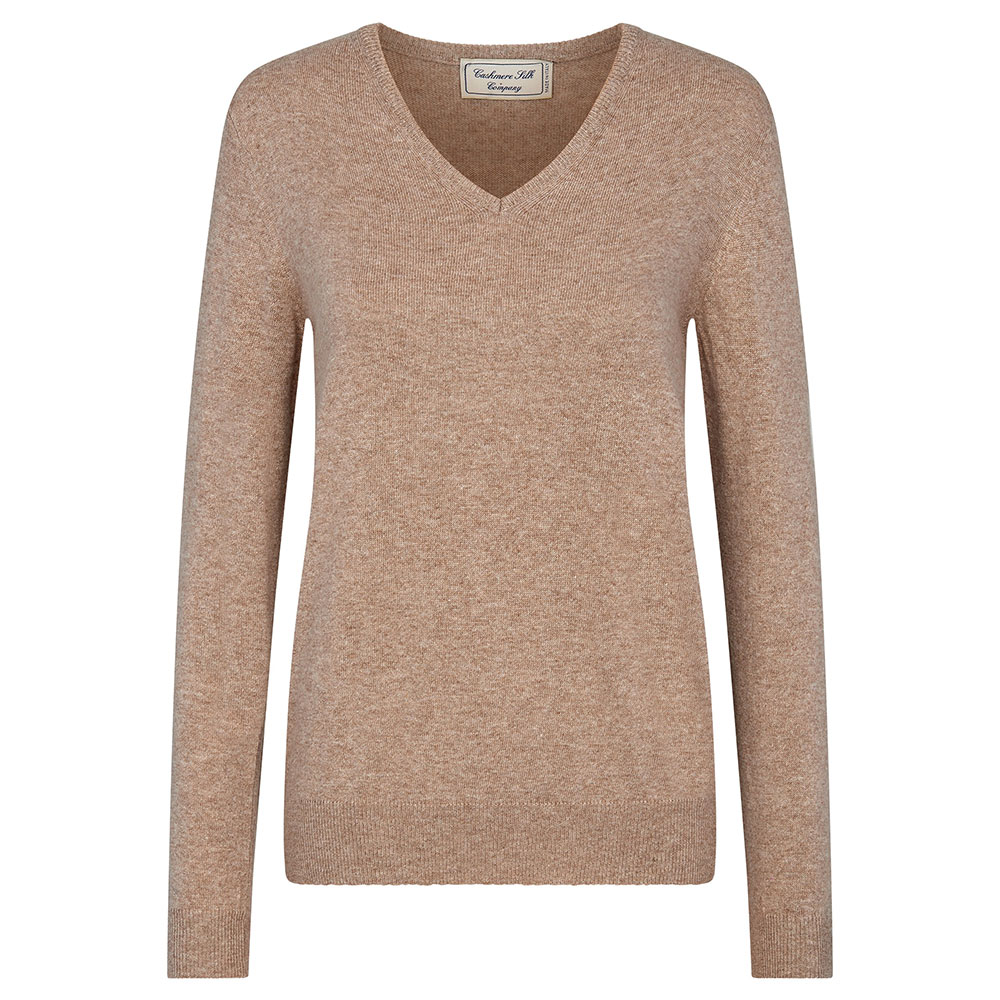 'Cashmere & Silk Co. Damen Pullover V-Auschnitt beige' von 'Golf und GÃ¼nstig'