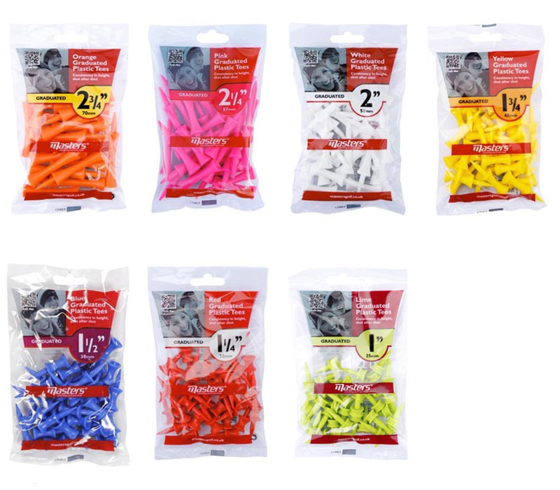 'Masters Plastic StepTees in 7 Längen' 'Masters Plastic StepTees in 7 Längen' von 'Golf und Günstig'