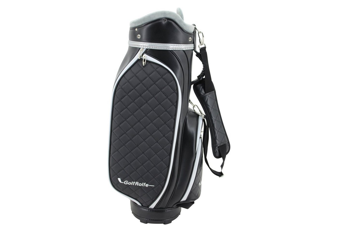 GolfRolfe Golfballtasche GolfRolfe 14286 Golfbag schwarz - Design Golftasche Caddybag von GolfRolfe