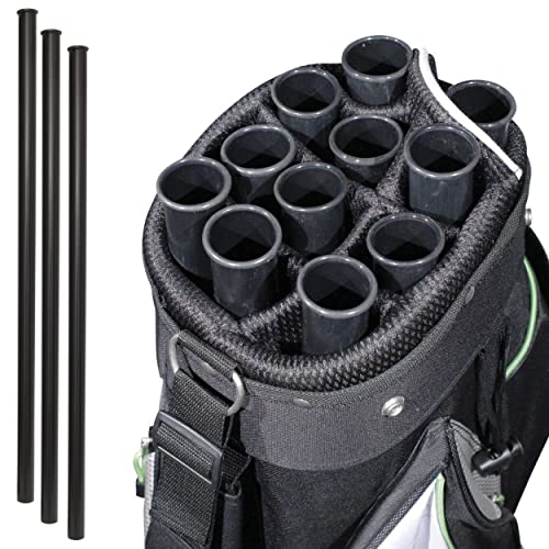 10x Bag Tube - Golfbagröhre - Golfbag-Röhren - Schlägerröhren - Devider für Golfbag (Lieferumfang 10 Stück !!!) von Golfas