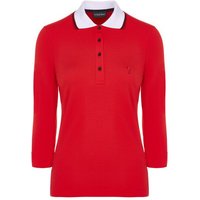 Golfino AUTUMN CLUB 3/4 SLEEVE POLO rot von Golfino