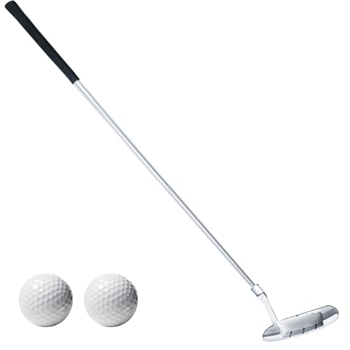 Golf-Putter - Golf-Putter Rechtshänder für Anfänger und Jugendliche, Mini-Golfschläger-Set – 83,8 cm rechte Putter mit 2 Standard-Doppelschicht-Konstruktions-Golfbällen Golf-Putter - Golf-Putter Rechtshänder für Anfänger und Jugendliche, Mini-Golfschläger-Set – 83,8 cm rechte Putter mit 2 Standard-Doppelschicht-Konstruktions-Golfbällen von Golfupp