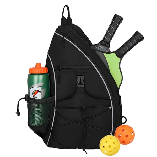 Goloni Pickleball-Tasche für Damen, Herren, Pickle-Ball-Rucksack, multifunktionale Schultertasche für Paddel und anderes Sportzubehör, verstellbare Pickle-Ball-Ausrüstungstasche für Anfänger und von Goloni