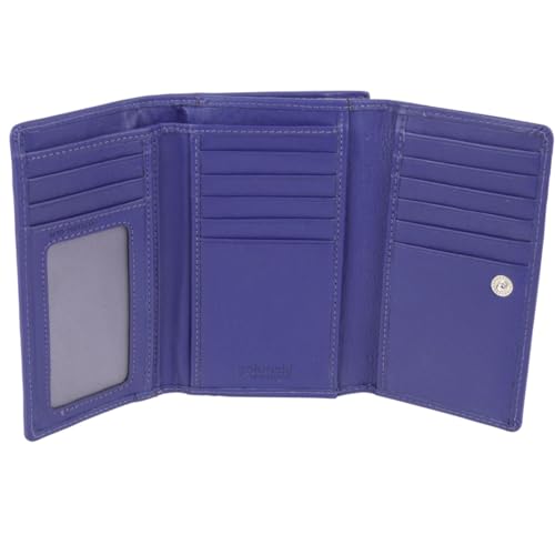 Golunski Damen-Geldbörse/Geldbörse aus Leder, RFID-geschützt, Violett Golunski Damen-Geldbörse/Geldbörse aus Leder, RFID-geschützt, Violett von Golunski