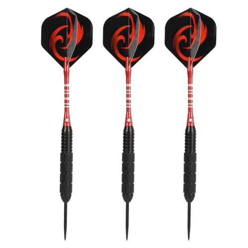Gonetre Dartpfeile Metallspitze Steeldarts Dartscheibe, 3 Stück 24 G Darts Flights Set, Darts Set Dart Zubehör Professionelle Steeldarts Für Dartboard, Dartspitze Dartschaft Dart-Flug Gonetre Dartpfeile Metallspitze Steeldarts Dartscheibe, 3 Stück 24 G Darts Flights Set, Darts Set Dart Zubehör Professionelle Steeldarts Für Dartboard, Dartspitze Dartschaft Dart-Flug von Gonetre