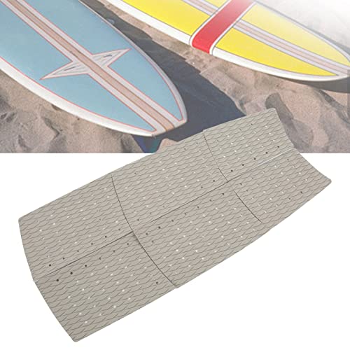Gonetre Wassersport 6 Stück Surfbrett-Pad Traktionspad Rutschfestes Eva-Surfzubehör Grau für Skimboard-Skateboard 46 * 29 * 4 cm Bootfahren von Gonetre