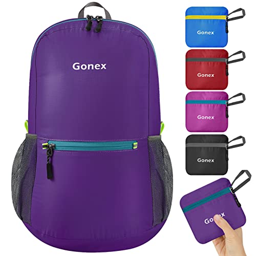 Gonex® Unisex-Erwachsene Trekkingrucksack violett von Gonex
