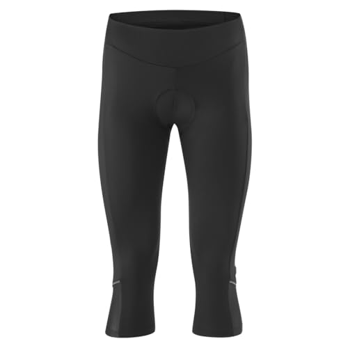 Gonso Bella, Damen Fahrradhose 3/4, Radtight mit Dry Up Air Sitzpolster, Hohe Bewegungselastizität und Komfortbund, Enganliegende Passform, Schwarz, Gr. 36 Gonso Bella, Damen Fahrradhose 3/4, Radtight mit Dry Up Air Sitzpolster, Hohe Bewegungselastizität und Komfortbund, Enganliegende Passform, Schwarz, Gr. 36 von Maier Sports