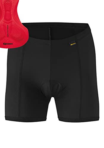 Gonso Sitivo U W, Damen Fahrradunterhose, Passt unter alle Rad-Shorts, Tights mit Sitivo Red Sitzpolster mit Poron-Elementen, Enganliegende Passform, Schwarz/Rot, Gr. 44 Gonso Sitivo U W, Damen Fahrradunterhose, Passt unter alle Rad-Shorts, Tights mit Sitivo Red Sitzpolster mit Poron-Elementen, Enganliegende Passform, Schwarz/Rot, Gr. 44 von Gonso