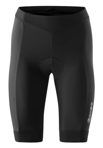 Gonso Fortuna, Kurze Damen Fahrradhose, Radtight mit Relax Gel Comfort Sitzpolster, Hohe Bewegungselastizität und Komfortbund, Enganliegende Passform, Schwarz, Gr. 34 Gonso Fortuna, Kurze Damen Fahrradhose, Radtight mit Relax Gel Comfort Sitzpolster, Hohe Bewegungselastizität und Komfortbund, Enganliegende Passform, Schwarz, Gr. 34 von Gonso