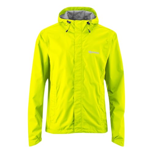 Gonso Herren Regenjacke Save Light, Fahrradjacke mit Kapuze, wasserdicht und atmungsaktiv, Radjacke mit wärmeisolierendem Innenfutter aus Mesh von Gonso