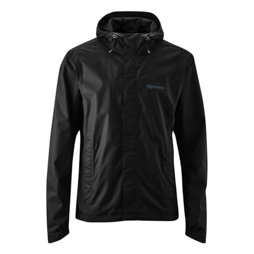 Gonso Save Light, Herren Fahrradjacke, Wasserdichte Regenjacke, Wasserdicht bis 10.000 mm & winddicht, G-Tex, 2-Lagenlaminat & getapte Nähte, Weite Passform, PFC-frei, Schwarz, Gr. M Gonso Save Light, Herren Fahrradjacke, Wasserdichte Regenjacke, Wasserdicht bis 10.000 mm & winddicht, G-Tex, 2-Lagenlaminat & getapte Nähte, Weite Passform, PFC-frei, Schwarz, Gr. M von Gonso