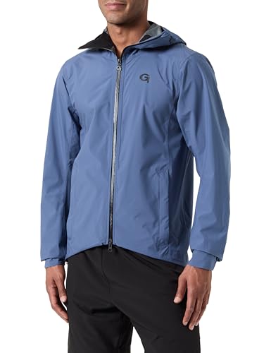 Gonso Save Plus, Herren Fahrradjacke, Wasserdichte Regenjacke, Wasserdicht bis 10.000 mm & winddicht, G-Tex, 2,5-Lagenlaminat & getapte Nähte, Körpernahe Passform, PFC-frei, Blau, Gr. L Gonso Save Plus, Herren Fahrradjacke, Wasserdichte Regenjacke, Wasserdicht bis 10.000 mm & winddicht, G-Tex, 2,5-Lagenlaminat & getapte Nähte, Körpernahe Passform, PFC-frei, Blau, Gr. L von Gonso