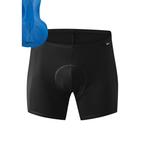 Gonso Sitivo U M, Herren Fahrradunterhose, Passt unter alle Rad-Shorts, Tights mit Sitivo Blue Sitzpolster mit Poron-Elementen, Enganliegende Passform, Schwarz/Blau, Gr. M Gonso Sitivo U M, Herren Fahrradunterhose, Passt unter alle Rad-Shorts, Tights mit Sitivo Blue Sitzpolster mit Poron-Elementen, Enganliegende Passform, Schwarz/Blau, Gr. M von Maier Sports