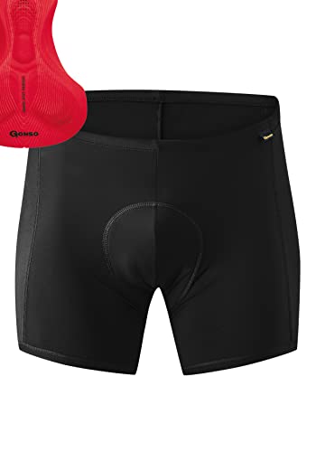 Gonso Sitivo U M, Herren Fahrradunterhose, Passt unter alle Rad-Shorts, Tights mit Sitivo Red Sitzpolster mit Poron-Elementen, Enganliegende Passform, Schwarz/Rot, Gr. 3XL Gonso Sitivo U M, Herren Fahrradunterhose, Passt unter alle Rad-Shorts, Tights mit Sitivo Red Sitzpolster mit Poron-Elementen, Enganliegende Passform, Schwarz/Rot, Gr. 3XL von Maier Sports