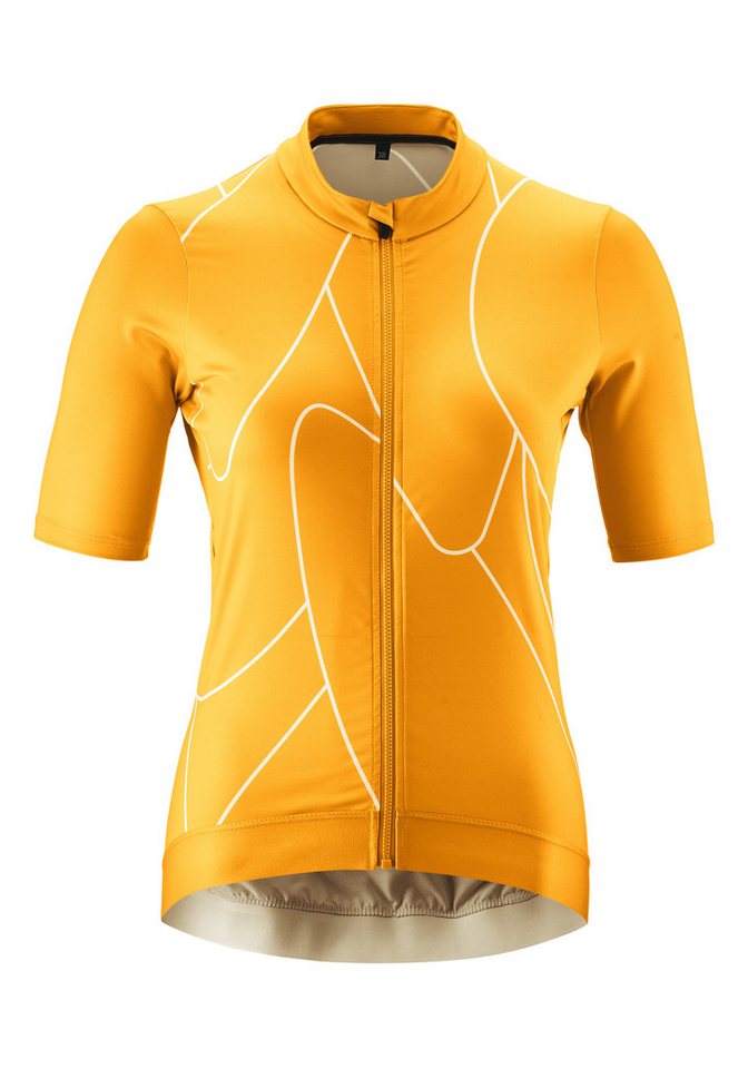 Gonso Radtrikot Road Jersey Print W Damen Fahrradtrikot kurzarm, Full-Zip Trikot, Rückentasche, Slim Fit Gonso Radtrikot Road Jersey Print W Damen Fahrradtrikot kurzarm, Full-Zip Trikot, Rückentasche, Slim Fit von Gonso