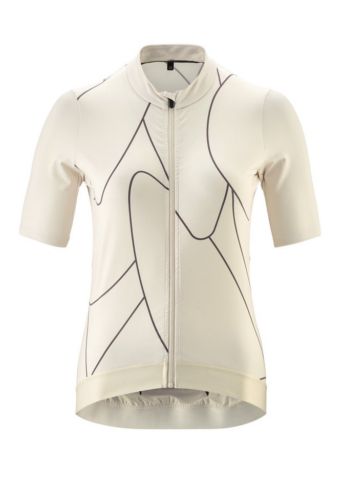 Gonso Radtrikot Road Jersey Print W Damen Fahrradtrikot kurzarm, Full-Zip Trikot, Rückentasche, Slim Fit Gonso Radtrikot Road Jersey Print W Damen Fahrradtrikot kurzarm, Full-Zip Trikot, Rückentasche, Slim Fit von Gonso