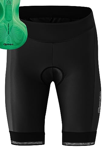 Gonso Sitivo W, Kurze Damen Fahrradhose, Mit Sitivo Green Comfort Sitzpolster, Hohe Bewegungselastizität und Antirutsch-Silikon-Beingummi, Enganliegende Passform, Schwarz, Gr. 36 Gonso Sitivo W, Kurze Damen Fahrradhose, Mit Sitivo Green Comfort Sitzpolster, Hohe Bewegungselastizität und Antirutsch-Silikon-Beingummi, Enganliegende Passform, Schwarz, Gr. 36 von Gonso