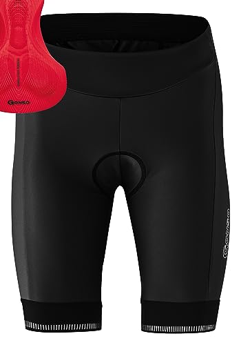 Gonso Sitivo W, Kurze Damen Fahrradhose, Mit Sitivo Red Comfort Sitzpolster, Hohe Bewegungselastizität und Antirutsch-Silikon-Beingummi, Enganliegende Passform, Schwarz, Gr. 38 Gonso Sitivo W, Kurze Damen Fahrradhose, Mit Sitivo Red Comfort Sitzpolster, Hohe Bewegungselastizität und Antirutsch-Silikon-Beingummi, Enganliegende Passform, Schwarz, Gr. 38 von Gonso