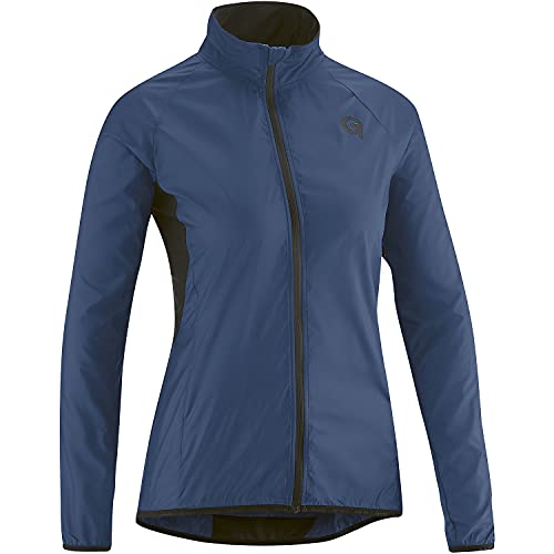 Gonso W Scrivia Blau - Winddichte leichte Damen Fahrradjacke, Größe 42 - Farbe Insignia Blue von Gonso