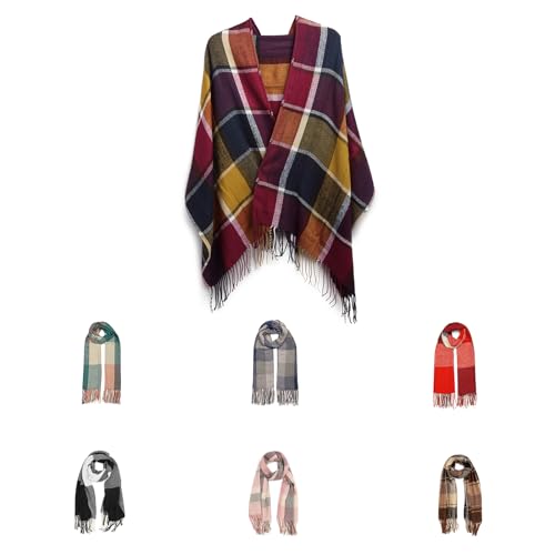 Good Nite Schal Damen Herren Winter Herbst Schals & TüCher Für Kuschelig Flauschig Festlich Großer Karo Warm Weich Scarf Nüchtern und Stilvoll(Violett,200x60cm) Good Nite Schal Damen Herren Winter Herbst Schals & TüCher Für Kuschelig Flauschig Festlich Großer Karo Warm Weich Scarf Nüchtern und Stilvoll(Violett,200x60cm) von Good Nite