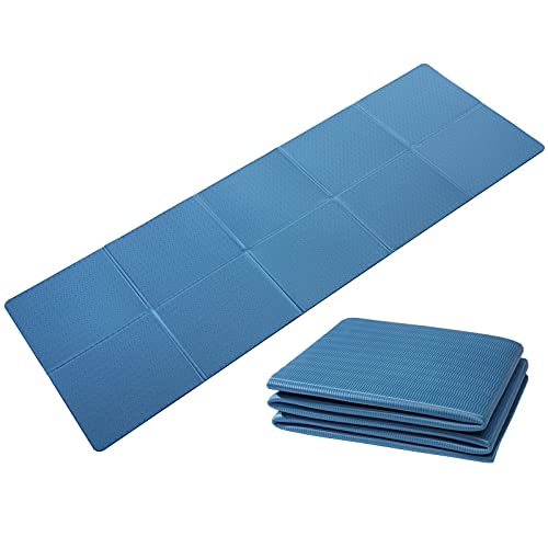 Good Nite Klappbare Yoga Matte Gymnastikmatte Fitnessmatte Pilatesmatte Rutschfeste Sportmatte Reiseyogamatte Faltbar 183 x 61 x 0.6 cm von Good Nite