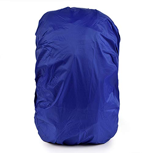Goodplan 1 Stücke Rucksack Regen Abdeckung Polyester Staubdicht Abdeckung für Schule Wandern Camping Reisen (Royal Blue) von Goodplan