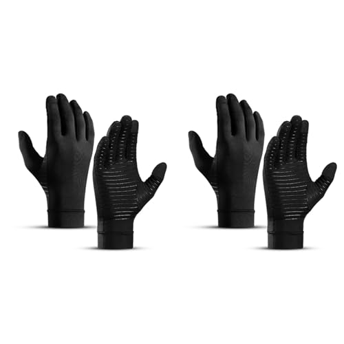 Goorvoucs 2X Arthritis-Handschuhe Kompressionshandschuhe bei Arthritis für Frauen und MäNner, Lindern Karpaltunnelschmerzen, Rheuma, Bequeme Passform, L von Goorvoucs