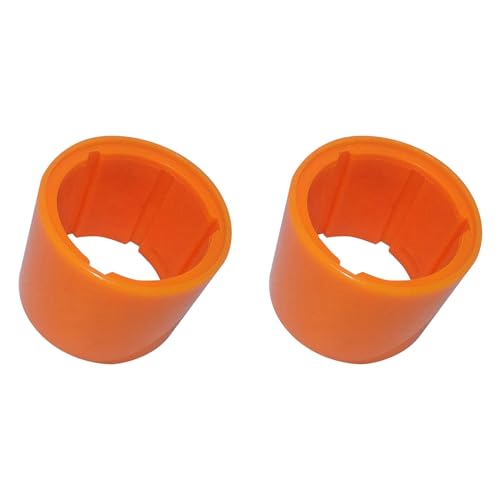 Goorvoucs 2X Elektrische Skateboard Nabe Motor Reifen Haut 70mm Motor Reifen Haut Orange von Goorvoucs