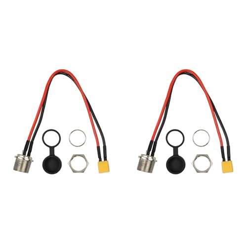 Goorvoucs 2X Elektroroller-ZubehöR, Ladeanschluss, T-Kopf-Ladeanschluss, Roller-Ersatzteile von Goorvoucs