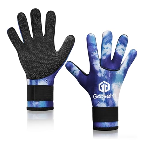 Goosehill Neopren Handschuhe für Herren und Damen, 3mm Neopren Tauchhandschuhe mit Update-Gummigranulat in der Handfläche, Flexible Thermohandschuhe zum Tauchen Schnorcheln Paddeln Surfen Kajakfahren Goosehill Neopren Handschuhe für Herren und Damen, 3mm Neopren Tauchhandschuhe mit Update-Gummigranulat in der Handfläche, Flexible Thermohandschuhe zum Tauchen Schnorcheln Paddeln Surfen Kajakfahren von Goosehill