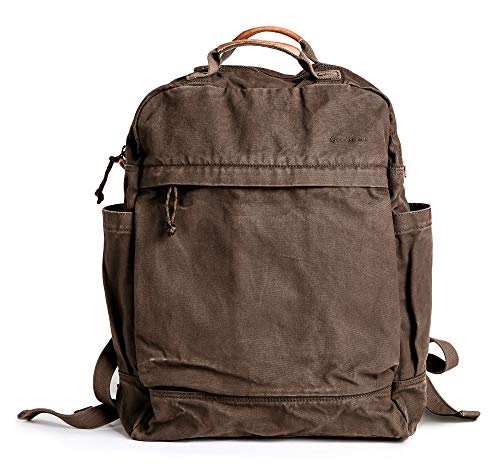 Gootium Canvas-Rucksack für Damen, Vintage-Stil, Outdoor-Reisetasche, lässiger Tagesrucksack, Stoff, Reißverschluss, Umbra Gootium Canvas-Rucksack für Damen, Vintage-Stil, Outdoor-Reisetasche, lässiger Tagesrucksack, Stoff, Reißverschluss, Umbra von Gootium