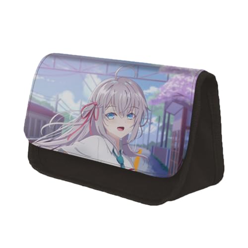 Anime-Federmäppchen, Maria Mikhailovna Kujou Mäppchen Reißverschluss Tasche, Große Kapazität Briefpapier Pouch Stifte Etui Mäppchen für Student Teen Boy Girl von Gooyeh