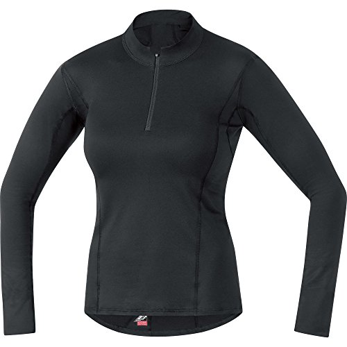 GORE WEAR Atmungsaktives Damen Stehkragen-Unterzieh-Shirt, Multisport, 34, Schwarz von GORE WEAR