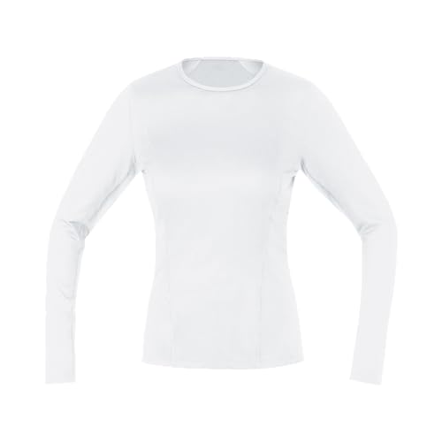 GORE WEAR Damen D Bl Shirt Langarm, Weiß, 38 EU GORE WEAR Damen D Bl Shirt Langarm, Weiß, 38 EU von GORE WEAR