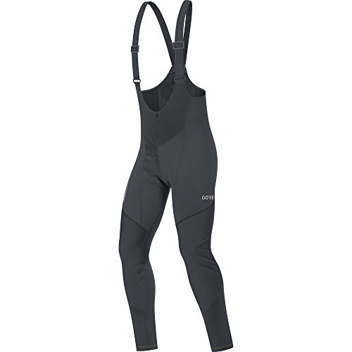 GORE Wear Winddichte Herren Fahrrad-Trägerhose, Mit Sitzpolster, C3 GORE WINDSTOPPER Bib Tights+, Schwarz, XXL,100337 von GORE WEAR