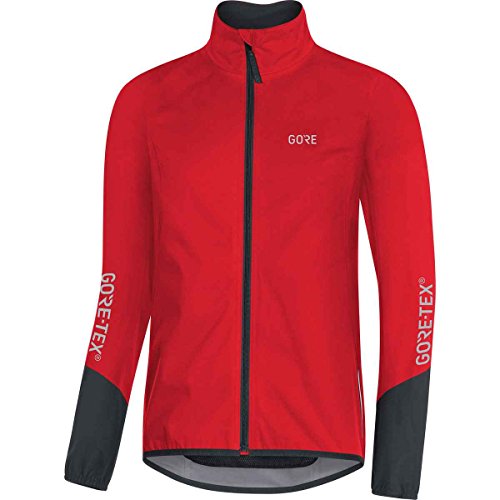 GORE Wear C5 Herren Fahrrad-Jacke GORE-TEX, M, Rot/Schwarz von GORE WEAR