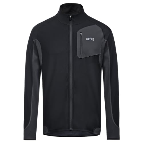 GOREWEAR R3 Partial C3 GORE® WINDSTOPPER® Shirt, Black/Terra Grey, M von GORE WEAR