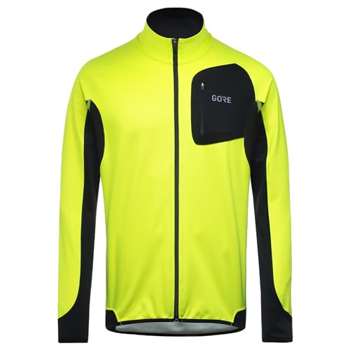 GOREWEAR R3 Partial C3 GORE® WINDSTOPPER® Shirt, Neon Yellow/Black, M GOREWEAR R3 Partial C3 GORE® WINDSTOPPER® Shirt, Neon Yellow/Black, M von GORE WEAR