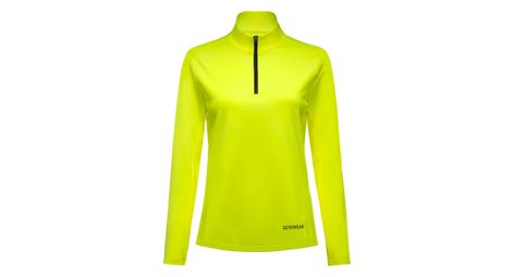 langarm trikot women gore wear 1 4 zip everyday yellow von Gore Wear