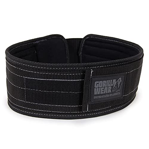 Gorilla Wear 4 Inch Nylon Belt - schwarz - Bodybuilding und Fitness Gürtel für Damen und Herren, S-M Gorilla Wear 4 Inch Nylon Belt - schwarz - Bodybuilding und Fitness Gürtel für Damen und Herren, S-M von Gorilla Wear