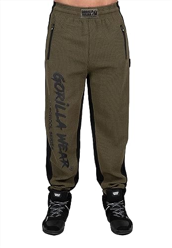 Gorilla Wear - Augustine Old School Pants - grün - Bodybuilding und Fitness Bekleidung Herren, 4XL-5XL von Gorilla Wear