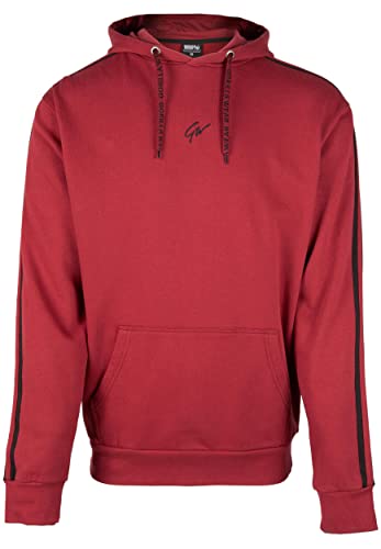 Gorilla Wear Banks Oversized Hoodie - Rot/Schwarz - zum Sport Freizeit Alltag Einkaufen Arbeit Baumwolle Polyester Workout Logo Kapuze Modern, 3XL Gorilla Wear Banks Oversized Hoodie - Rot/Schwarz - zum Sport Freizeit Alltag Einkaufen Arbeit Baumwolle Polyester Workout Logo Kapuze Modern, 3XL von Gorilla Wear